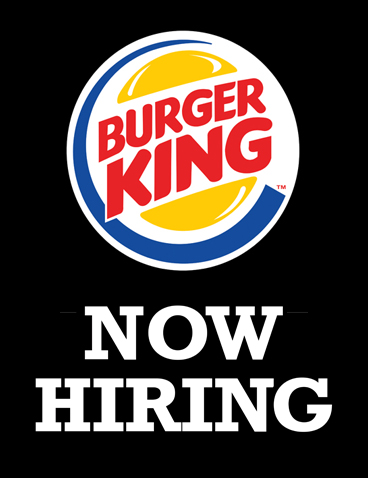 Burger King Hire Banner